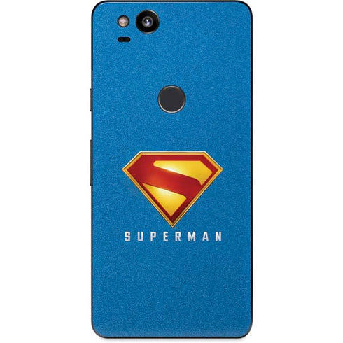 Superman 2025 Classic Superman Shield Emblem Google Pixel 2 Skin